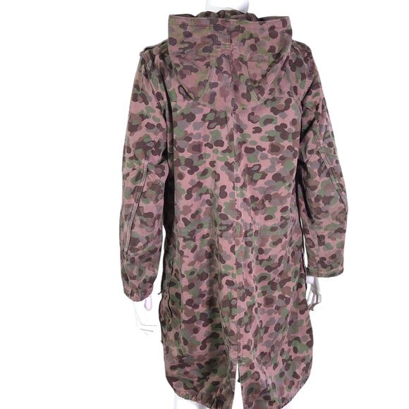 Soviet Union Camo Coat 96-100 / 3-4 Hood Slit Back Military Uniform - Picture 2 of 16